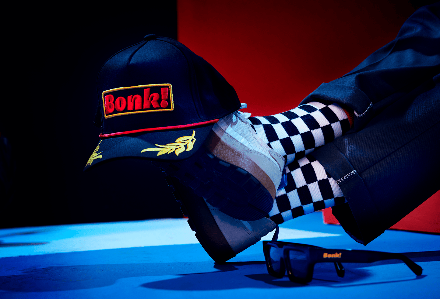 Bonk Checkered Socks