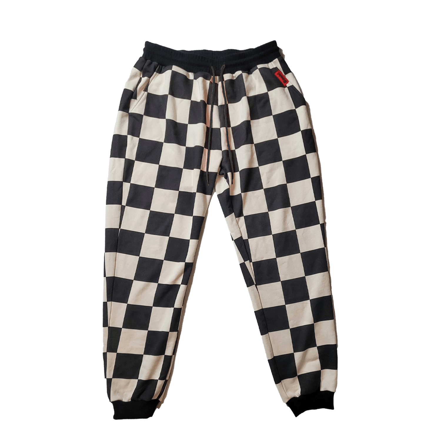 Checkered jogging pants sales