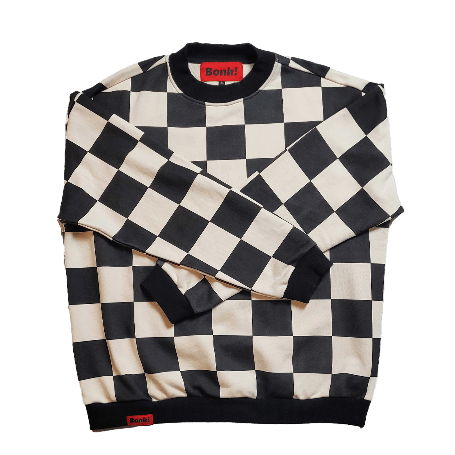 Checkered sweatshirt on sale