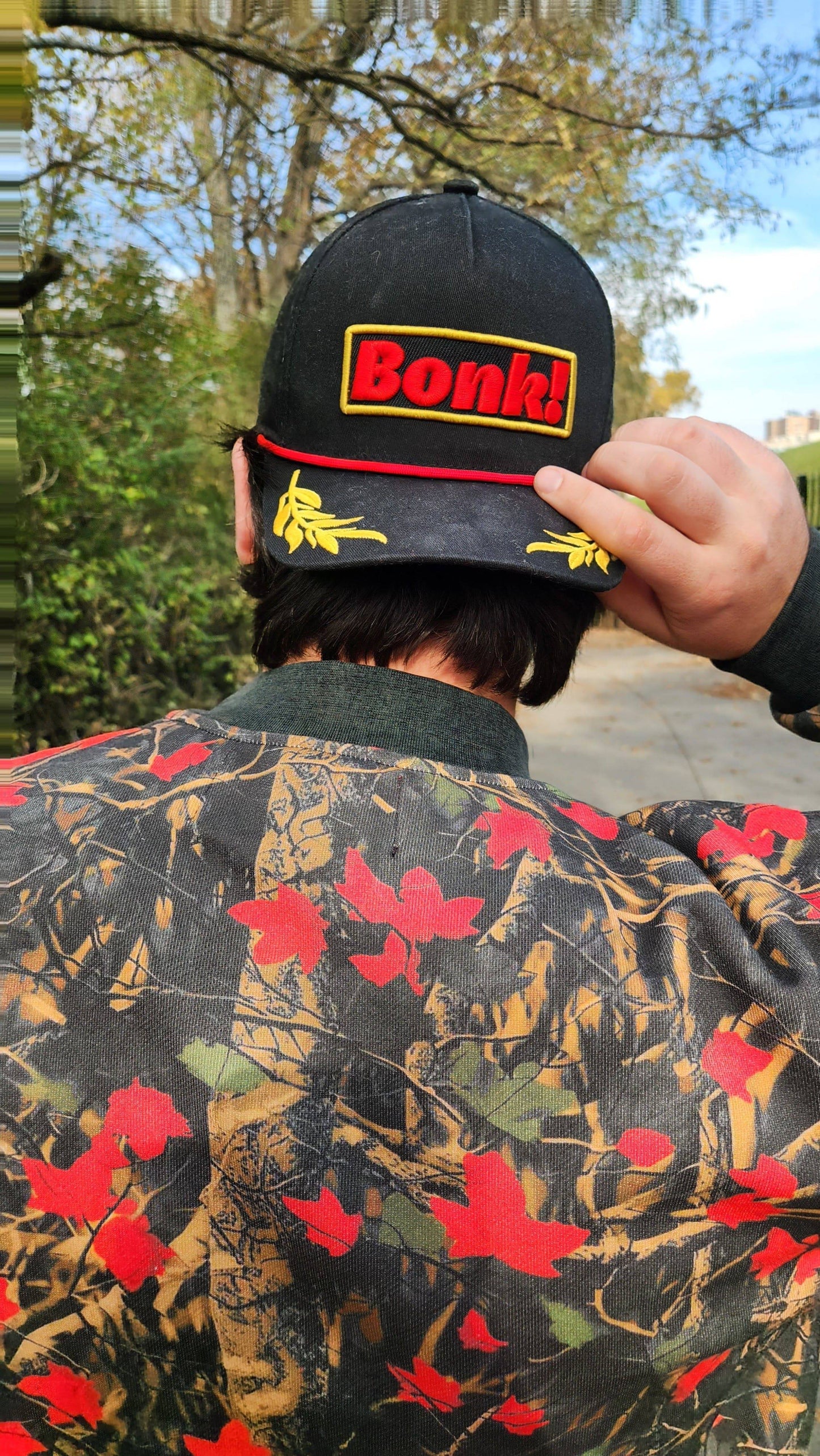 Midnight Fall Camo Mock Neck Sweatshirt