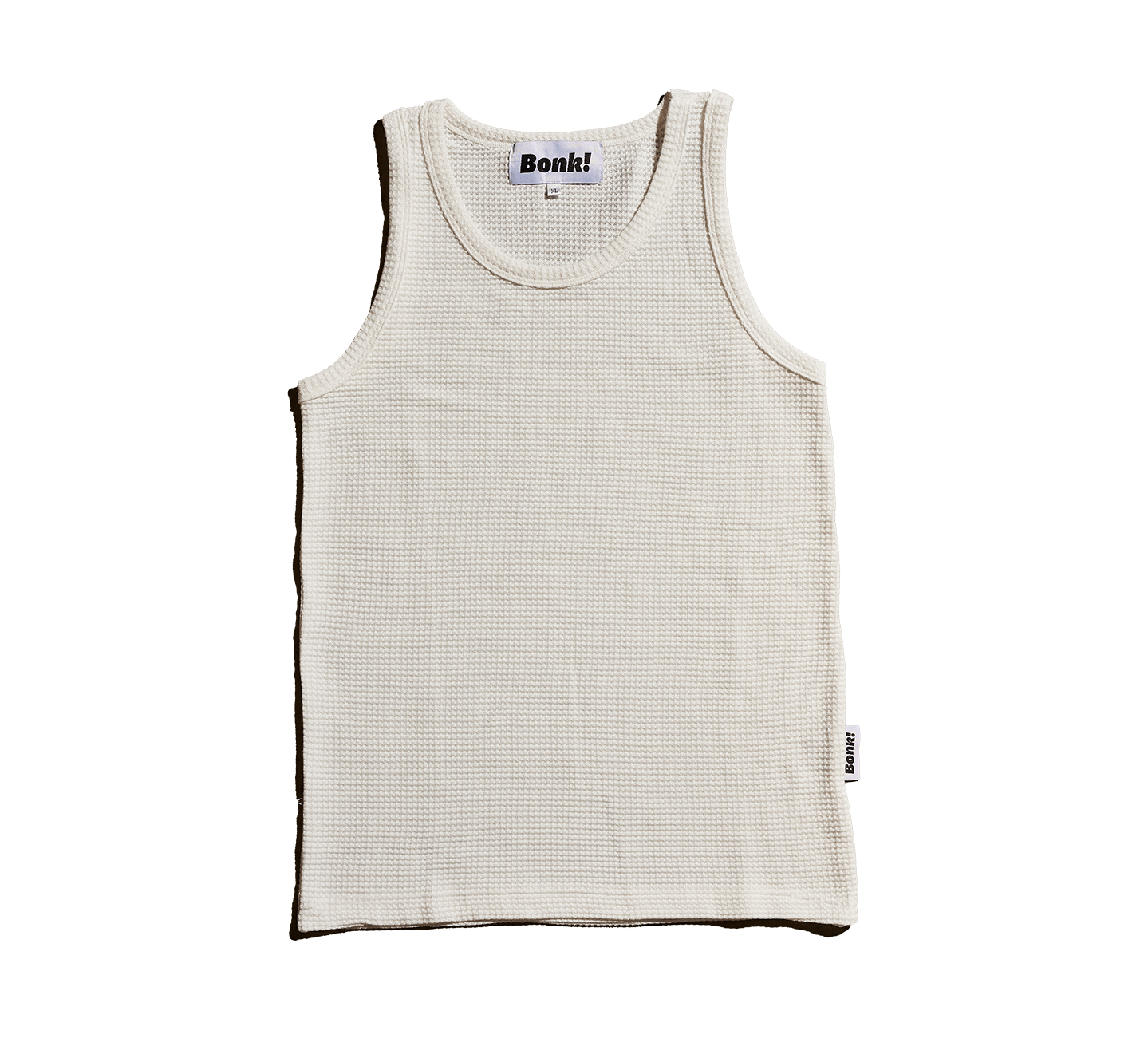 White Waffle Knit Tank Top (2024)