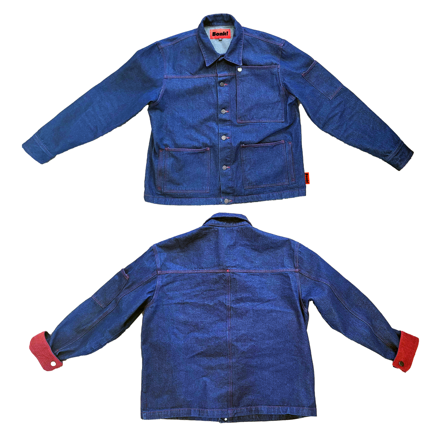 Dapper Denim Utility Jacket