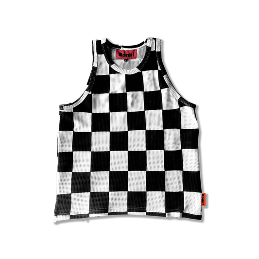 Checkerboard Waffle Tank