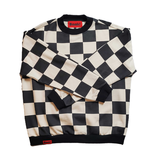 Bonk Checkered Sweatshirt