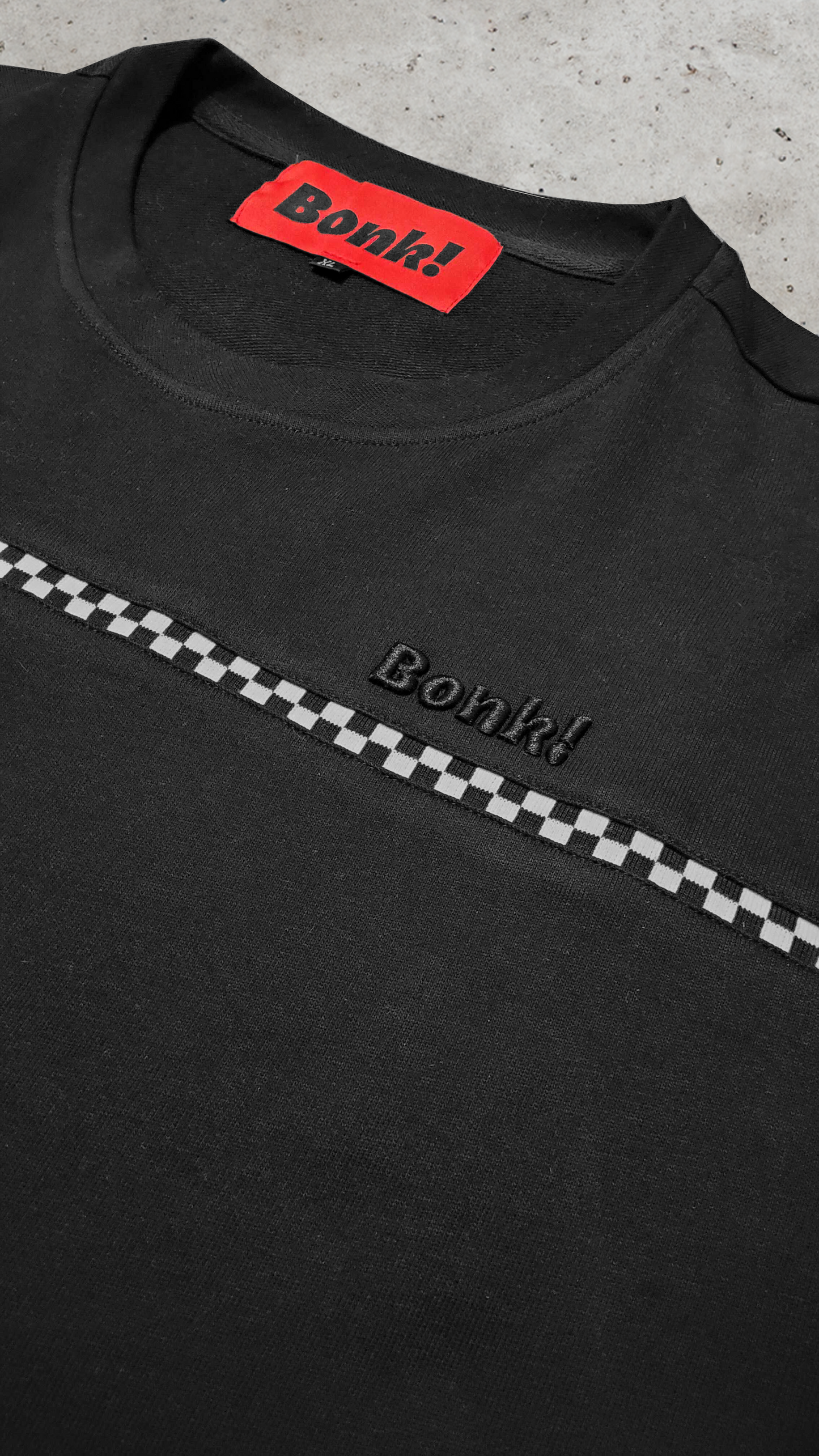 Bonk! Long-Sleeve Contrast Shirt