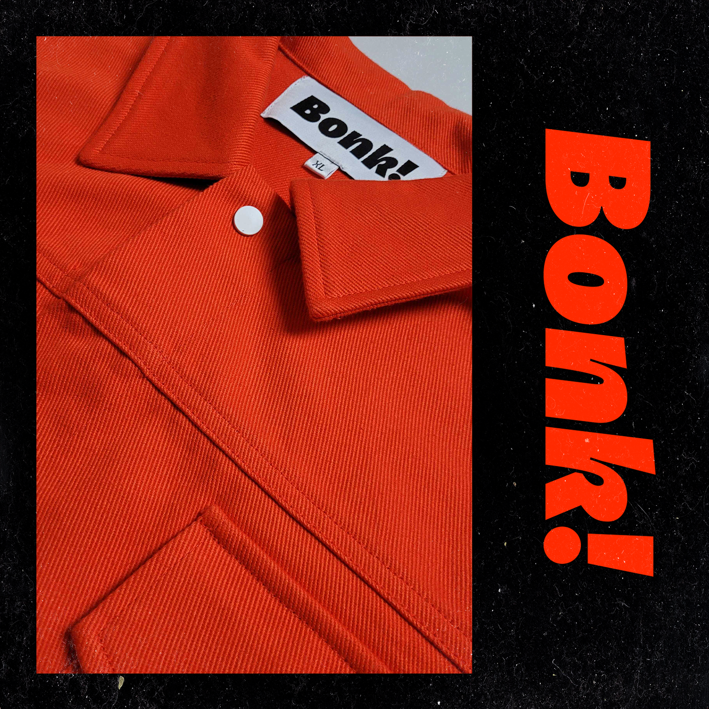 Bonk! Electric Orange Heavy Overshirt