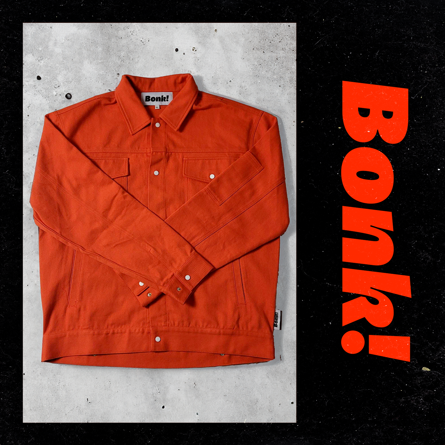 Bonk Hunter Orange Overshirt