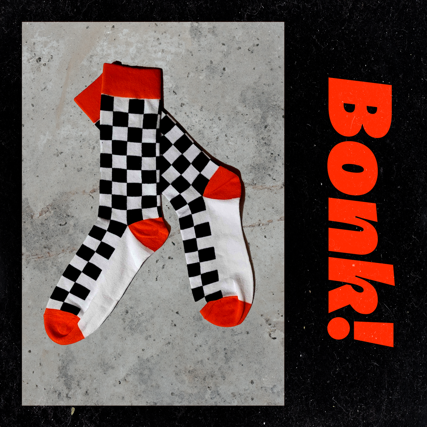Bonk Checkered Socks