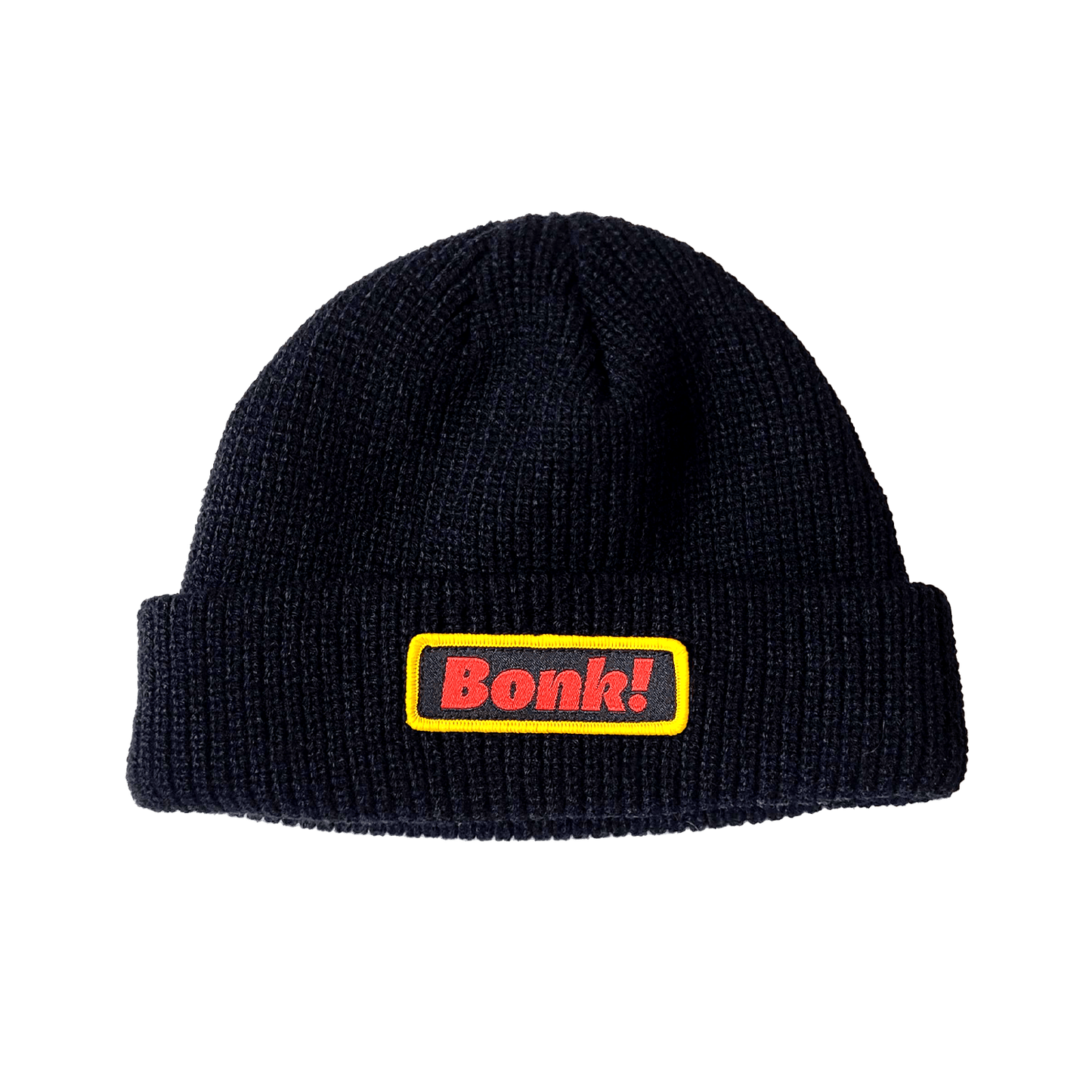 BONK Fishermen-Style Patch Beanie