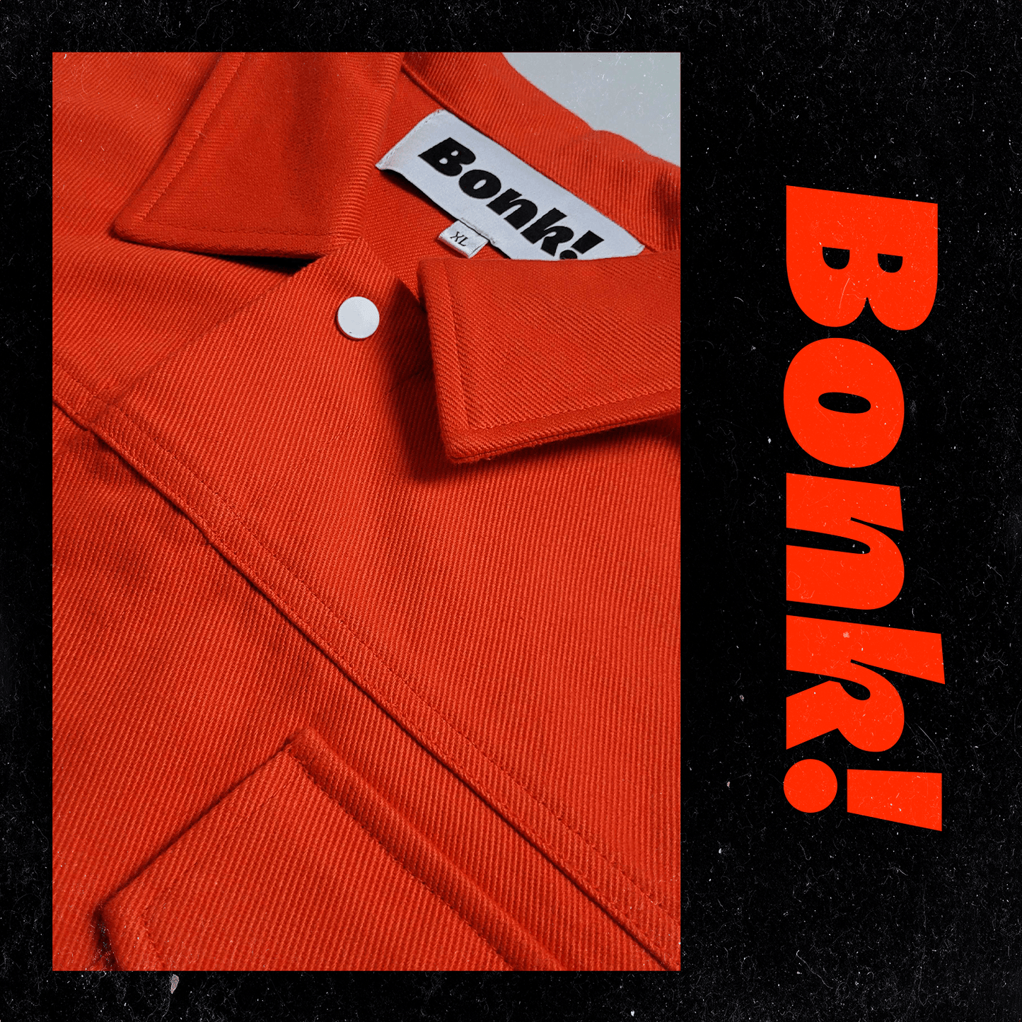 Bonk Hunter Orange Overshirt