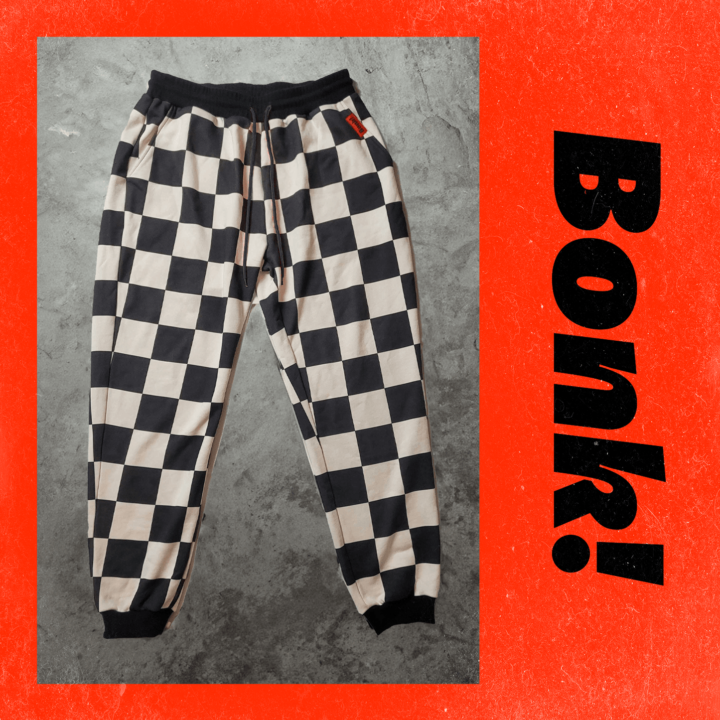 Checkered joggers on sale