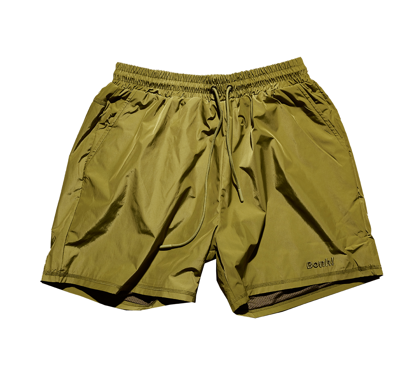 Hyper Olive Athletic Shorts